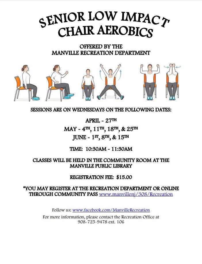 SENIOR low impact CHAIR AEROBICS SPRING 2022