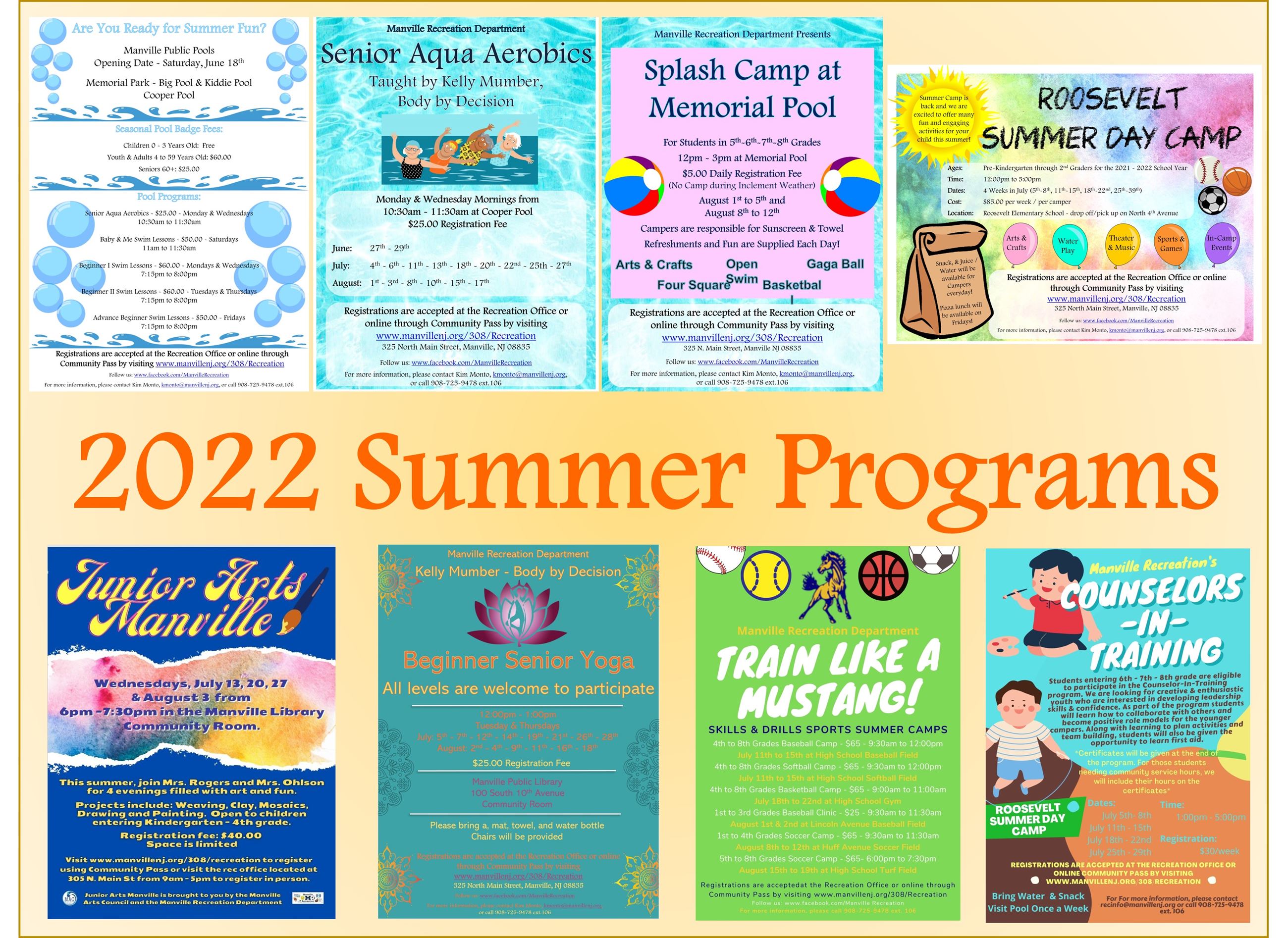 2022 Summer Programs