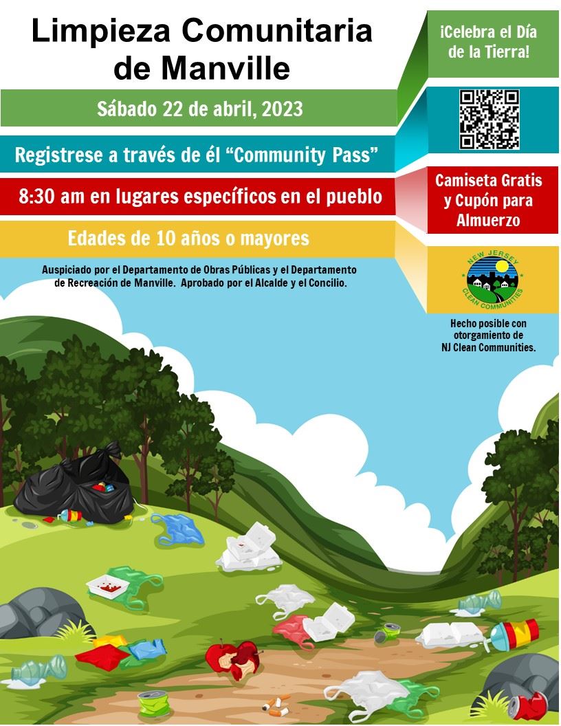 2023 Community Cleanup Day in Spanish
