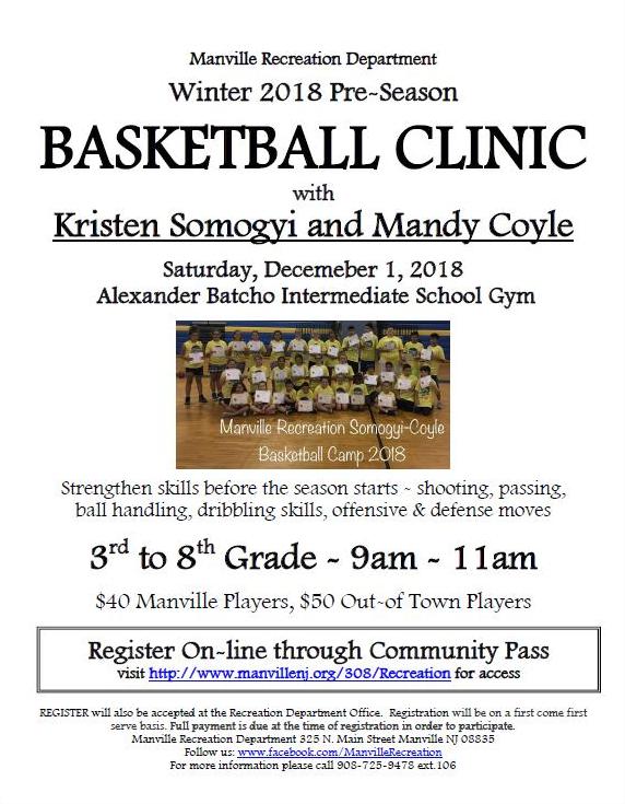 2018 BASKETBALL pre-season Clinic