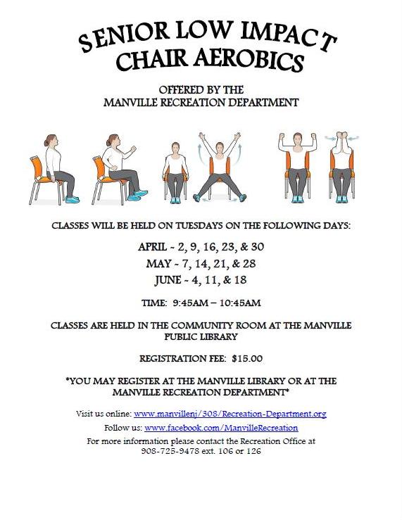 SENIOR low impact CHAIR AEROBICS SPRING 2019