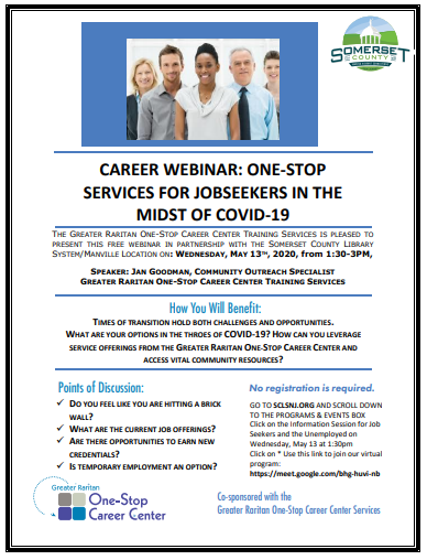 Manville Library Webinar