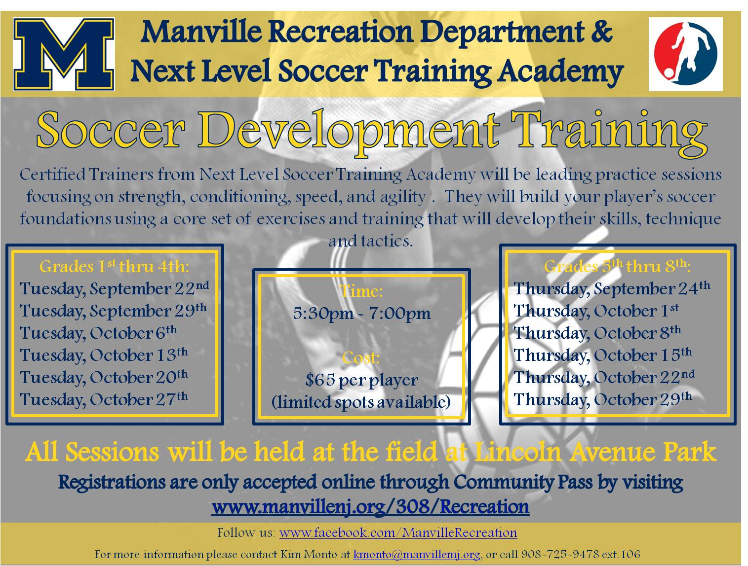 2020 Fall Soccer Program