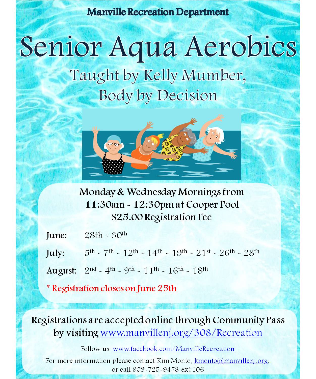 2021 Senior Aqua Aerobics