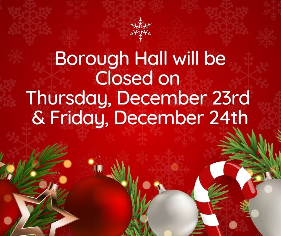 Red Merry Christmas and Happy New Year Facebook Post