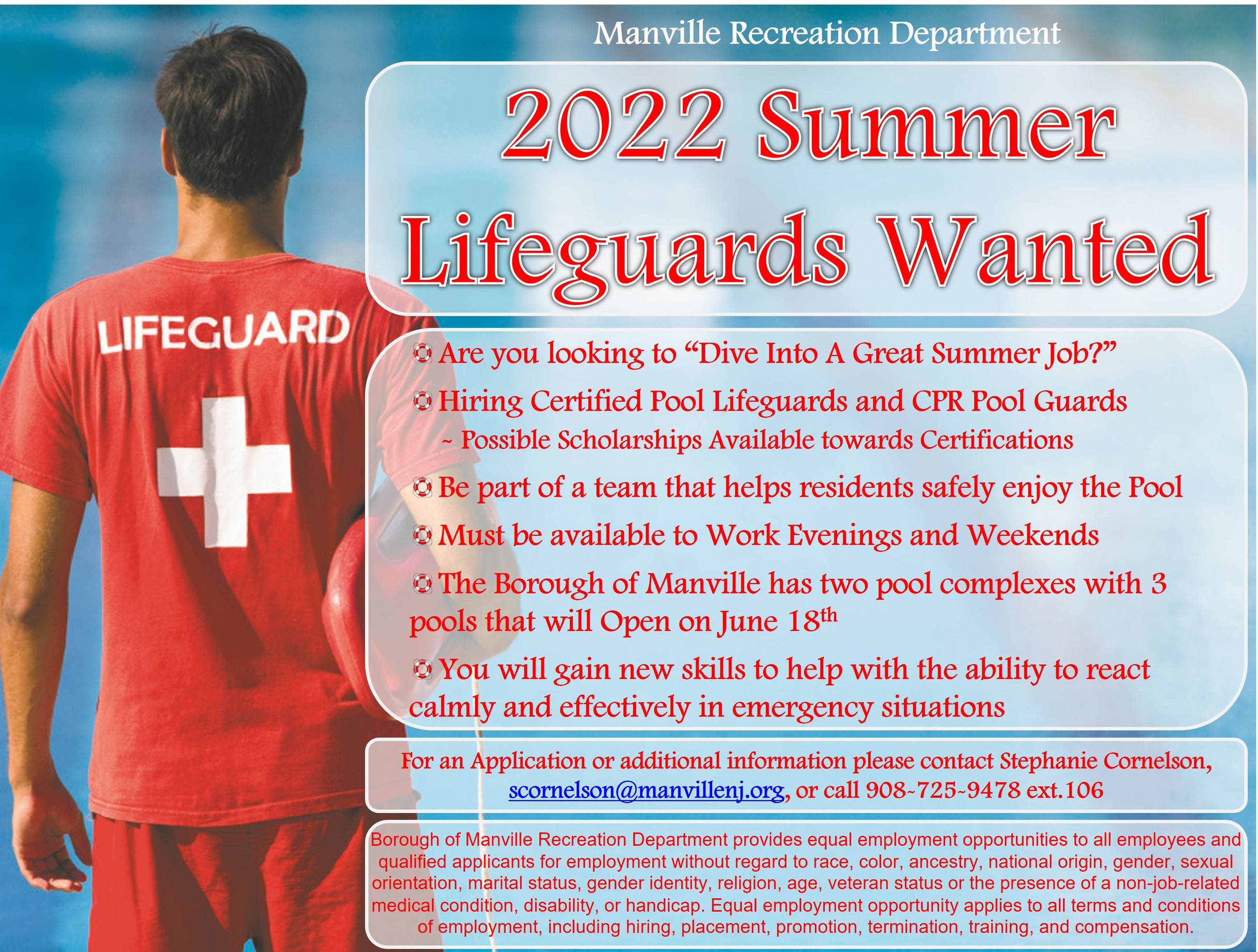2022 Lifeguards Wanted